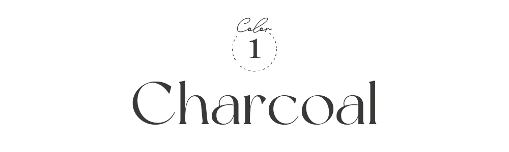color01 Charcoal チャコール