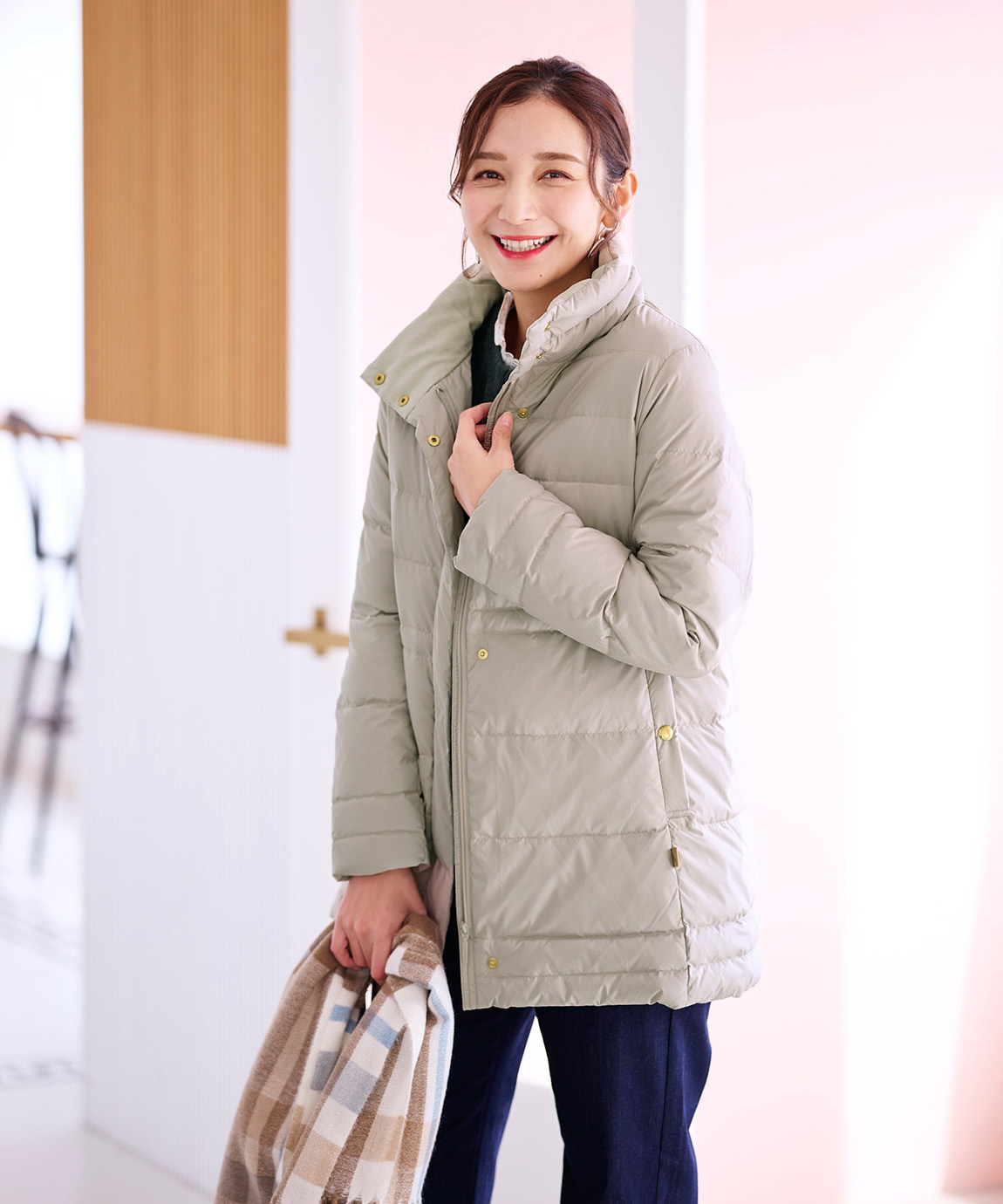 WEB限定 冬を心地よく やわらかに包み込む ヴェールダウンコート