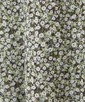 小花柄プリント 七分袖 ギャザーブラウス【JAPAN FABRIC】