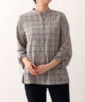 袖リボンシャツ<JAPAN FABRIC>
