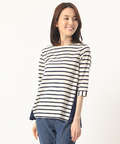 スノーリネン切り替えTシャツ【綿麻素材】