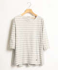 スノーリネン切り替えTシャツ【綿麻素材】