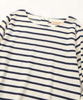 スノーリネン切り替えTシャツ【綿麻素材】