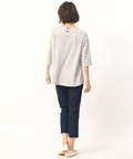 スノーリネン切り替えTシャツ【綿麻素材】