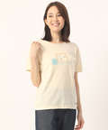 スクエアフラワーTシャツ