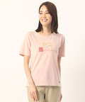 スクエアフラワーTシャツ