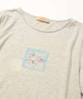 スクエアフラワーTシャツ