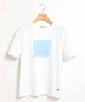 スクエアロゴプリントTシャツ