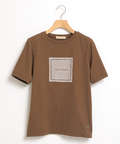 スクエアロゴプリントTシャツ