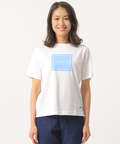 スクエアロゴプリントTシャツ