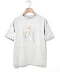 フラワーモチーフ 半袖 Tシャツ