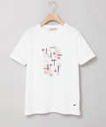 プレーティング天竺 モチーフプリント Tシャツ【UVカット】