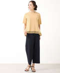 裾レース 半袖 Tシャツ