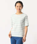 レーシーボーダージャガードTシャツ