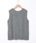 2WAY スリット ニットベスト【手洗いOK】
