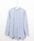 ツイル パールボタン ブラウス【一部店舗限定】