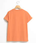 ロゴ衿プリントTシャツ