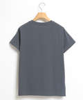 ロゴ衿プリントTシャツ