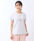 ヨットプリント ボーダー Tシャツ