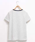 ヨットプリント ボーダー Tシャツ