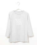 天竺 グラフィック 七分袖Tシャツ