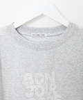 天竺 グラフィック 七分袖Tシャツ