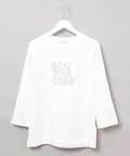 天竺 グラフィック 七分袖Tシャツ