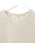 フライス ラメボーダー Tシャツ