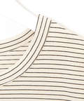 フライス ラメボーダー Tシャツ