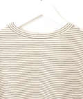 フライス ラメボーダー Tシャツ