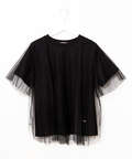 チュール レイヤード風 Tシャツ