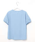 袖レース 切り替え Tシャツ