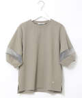 チュール切り替え デザイン Tシャツ