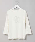 チェーンデザイン ロゴプリント Tシャツ