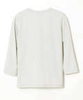 フロッキープリント 7分袖 Tシャツ