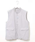 タフタ ジップアップ ベスト