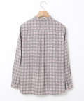 フランネル チェック ブラウス