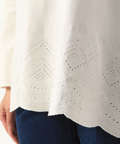 裾刺繍チュニック