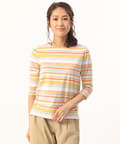 温度調節ボーダーTシャツ