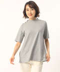 スノーリネンハイネックTシャツ【綿麻素材】