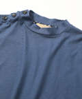 スノーリネンハイネックTシャツ【綿麻素材】