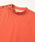 スノーリネンハイネックTシャツ【綿麻素材】