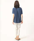 スノーリネンハイネックTシャツ【綿麻素材】