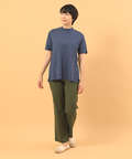 スノーリネンハイネックTシャツ【綿麻素材】