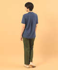 スノーリネンハイネックTシャツ【綿麻素材】