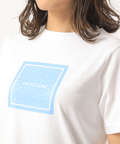 スクエアロゴプリントTシャツ