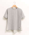 スノーリネン 布帛切り替え Tシャツ【接触冷感】