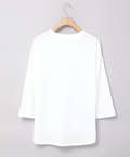 コットンブレンド ワイドシルエット Tシャツ