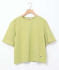 コットン 袖刺繍 Tシャツ