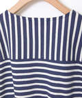 スノーリネン ボーダー Tシャツ【接触冷感】